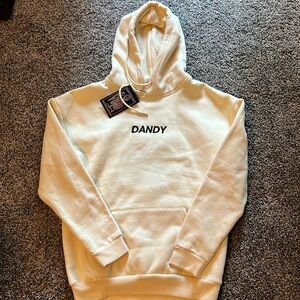 Dandy Worldwide Size Small Cream Lux Hoodie - I Need Space